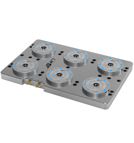 Placa de base de seis elementos zero posicionador